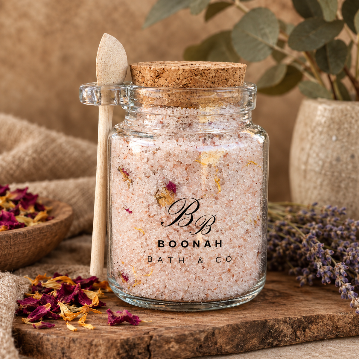 Bath Salts Jar - Botanical